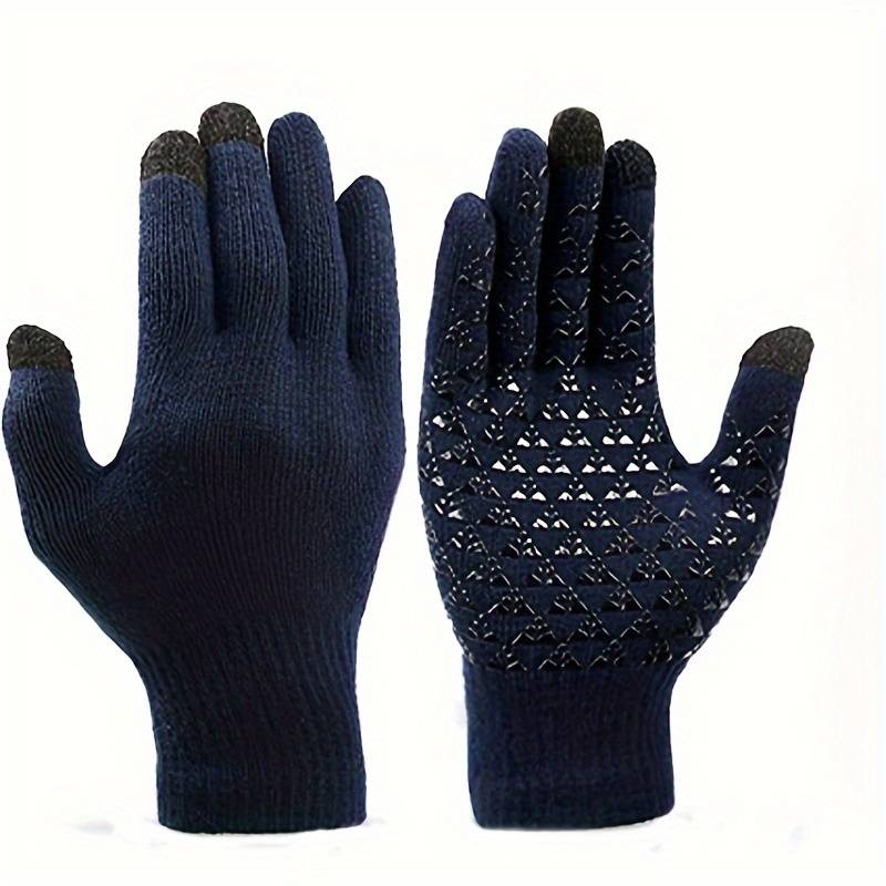 Winter Hat Size One Size Style Red Touch Screen Gloves