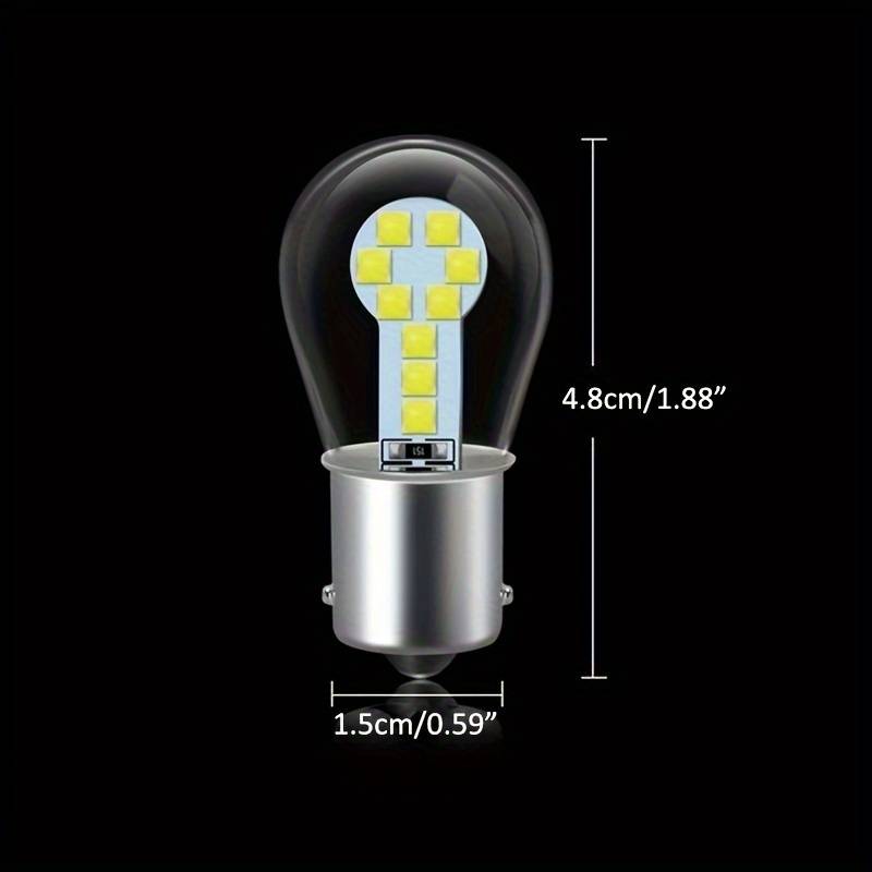 1pc Red LED Turn Signal & Brake Light Bulb High-Temperature Resistant 12V Multi-C