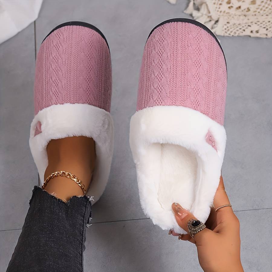 Cotton Slippers Color Pink Sizeuk 9.5-10