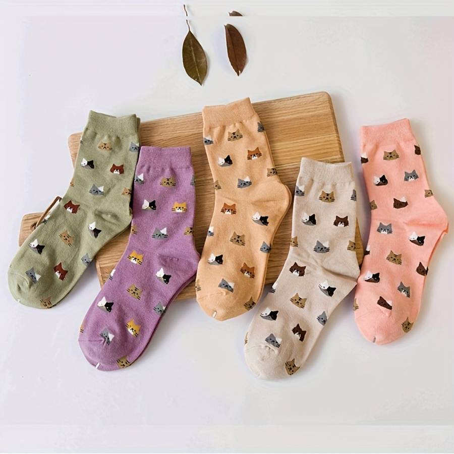 Women S Socks Color 5Pairs Mixed Colors
