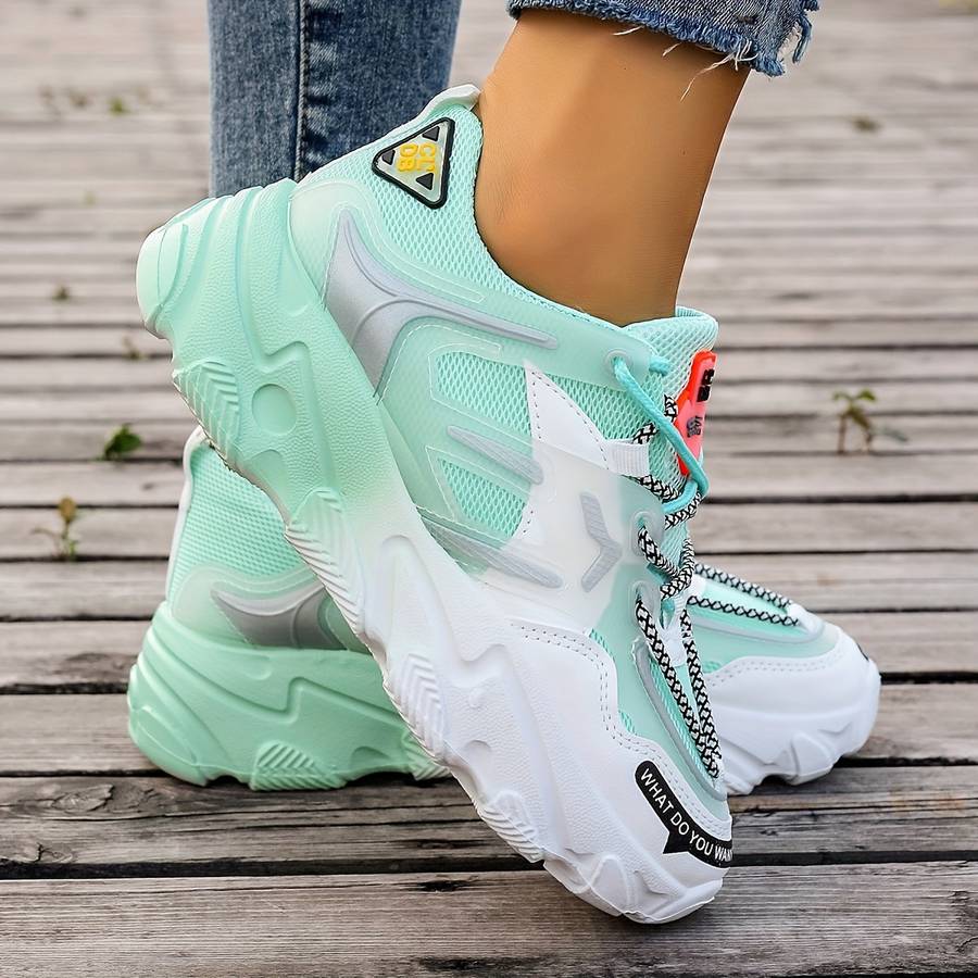 Women S Sneakers Color Green Sizeuk 5.5