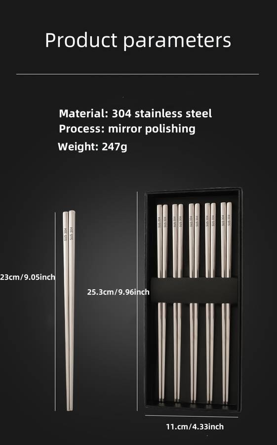 Chopsticks Style Style 2 5 Pairs In Gift Box