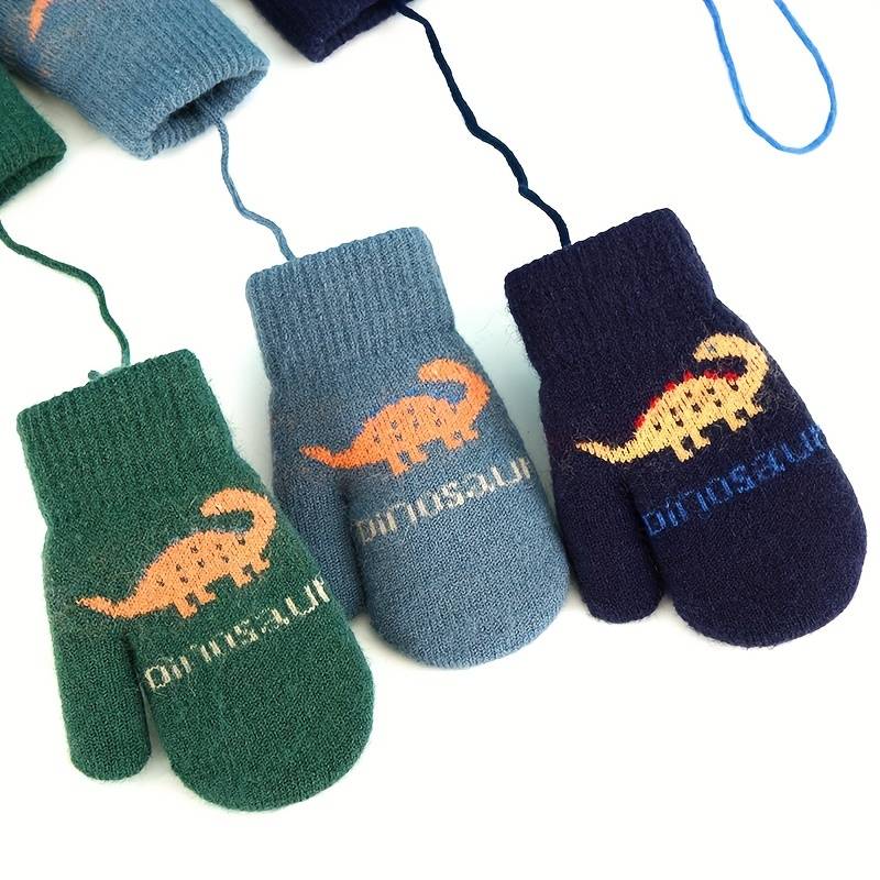 Winter Gloves Color Denim Blue Size Small Size 2 To 4 Years Old
