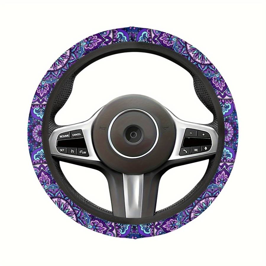 Car Steering Wheel Cover Boho Pattern