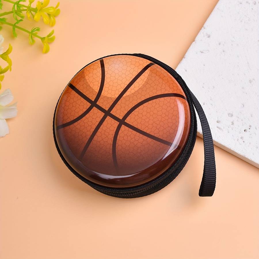 Football Zipper Coin Purse Wallet