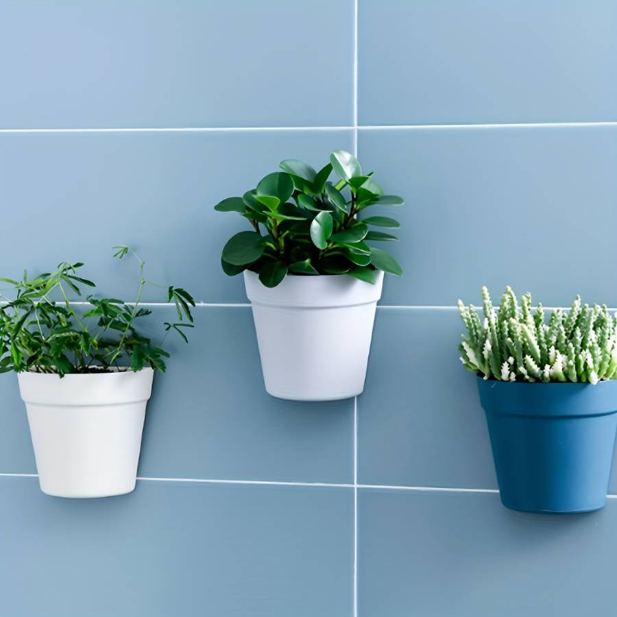 Elegant Wallmounted Plastic Potted Plant Flowerpot Long Lasting Quality Daily