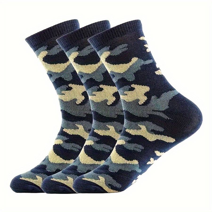 3 Pairs Mixed Colors One Size High Elastic Socks