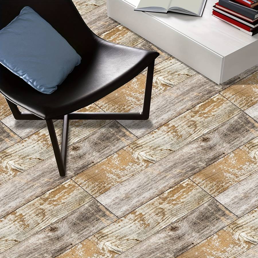 Self Adhesive Floor Stickers 15.01*40.01Cm*6Pcs