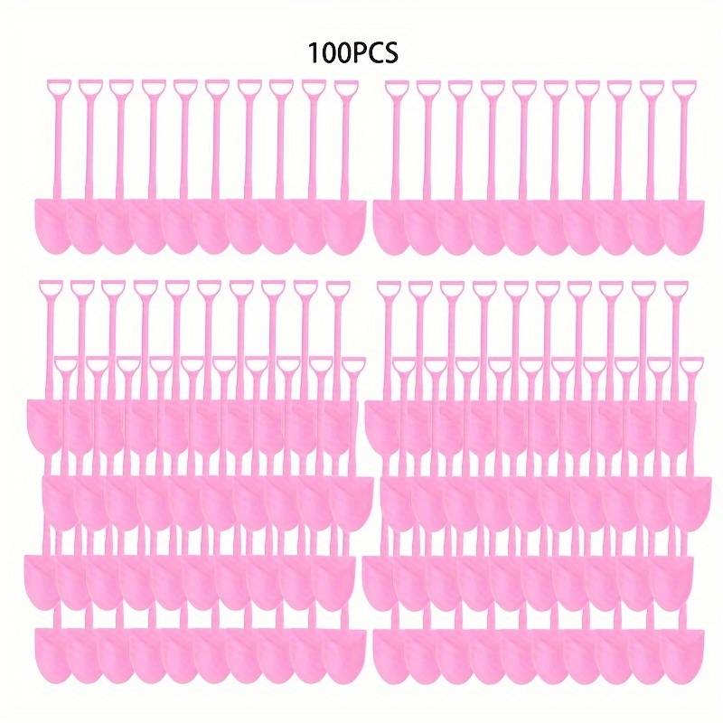 100pcs Colorful Disposable Plastic Spatulas