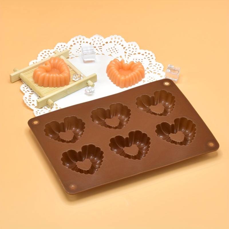 Suitable For Baking Molds Model 1Pc 6 Round Cookies In Dark Red Opp Packaging