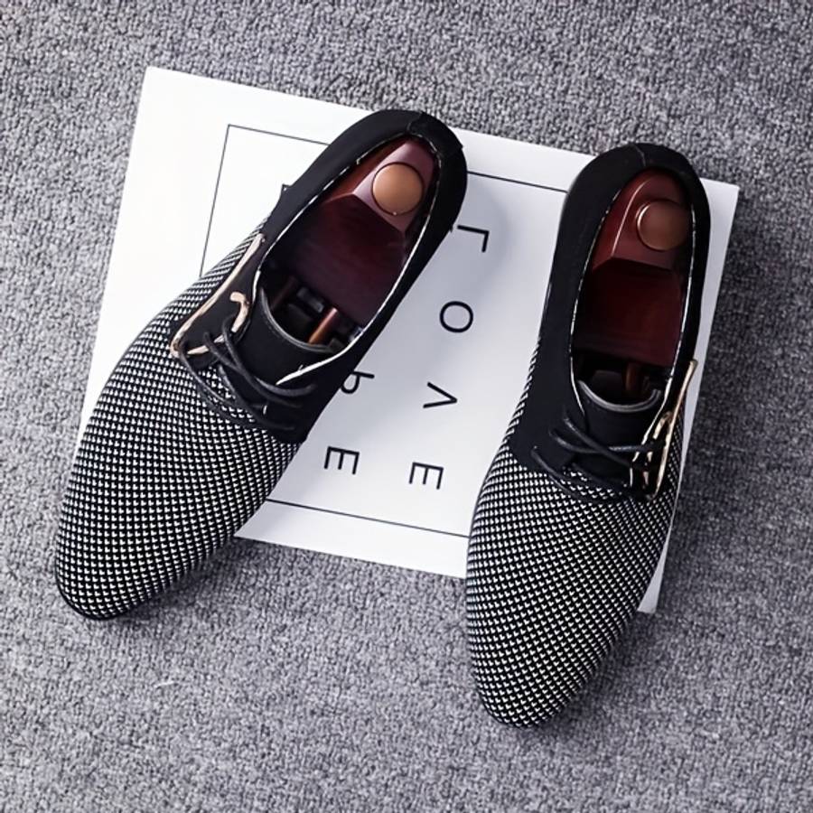 Mens Leather Shoes Color Navy Color Sizeuk 6
