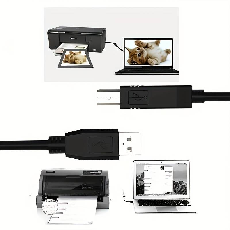 1 x 100 cm USB Printer Cable