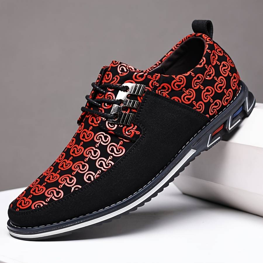 Mens Leather Shoes Color Red Sizeuk 10
