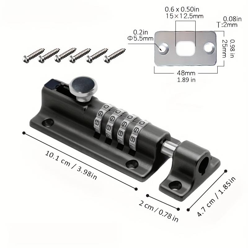 Lock Color Black