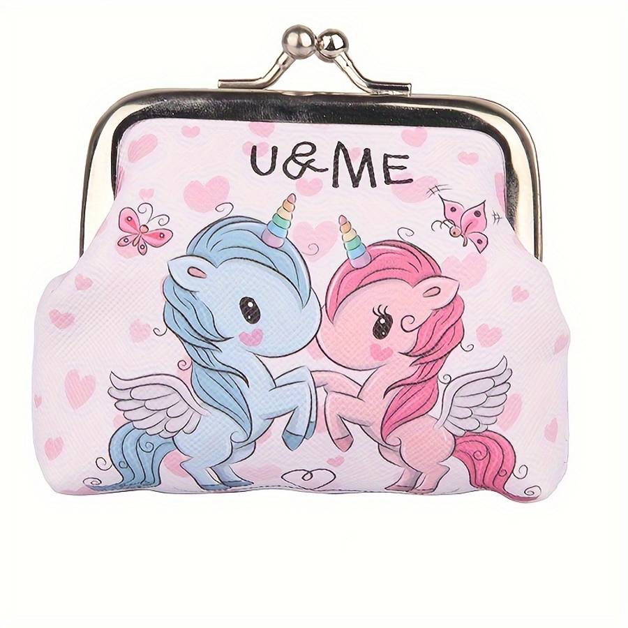 Bdqpin Adorable Unicorn-Themed Mini Wallet
