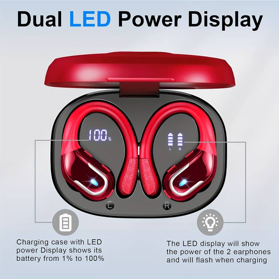Rechargeable Wireless Earbuds Headphones Headset