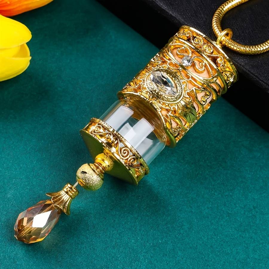 Car  Fragrance  Refill  Bottle Color Golden Version Magic Pendant    X3