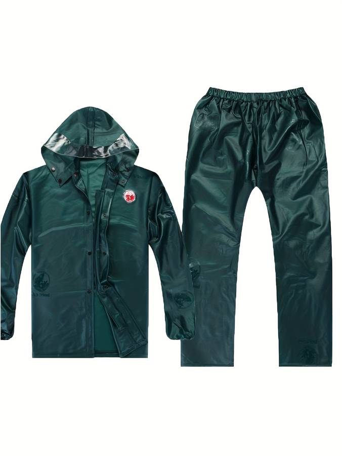 Raincoat Green Size M