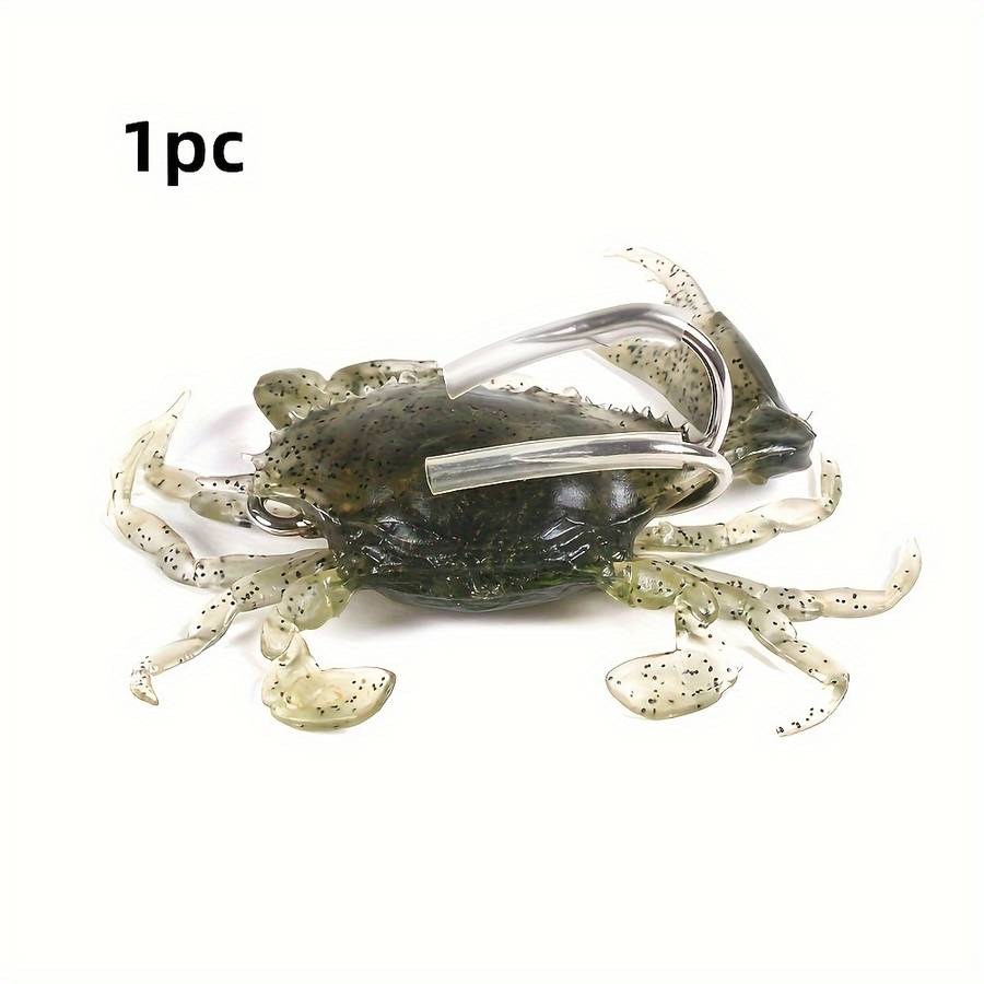 1pc Lua Soft Lure 19g Root Fishing Simulation Crab Fake Lure Long Throw Sinking Anti-Hanging Bo