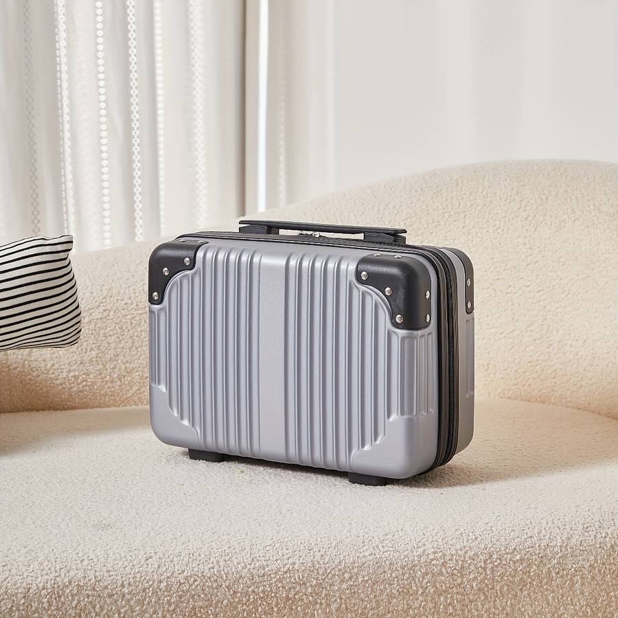 Heavy Duty Vintage Lightweight Carry Luggage With Password Lock Compact For