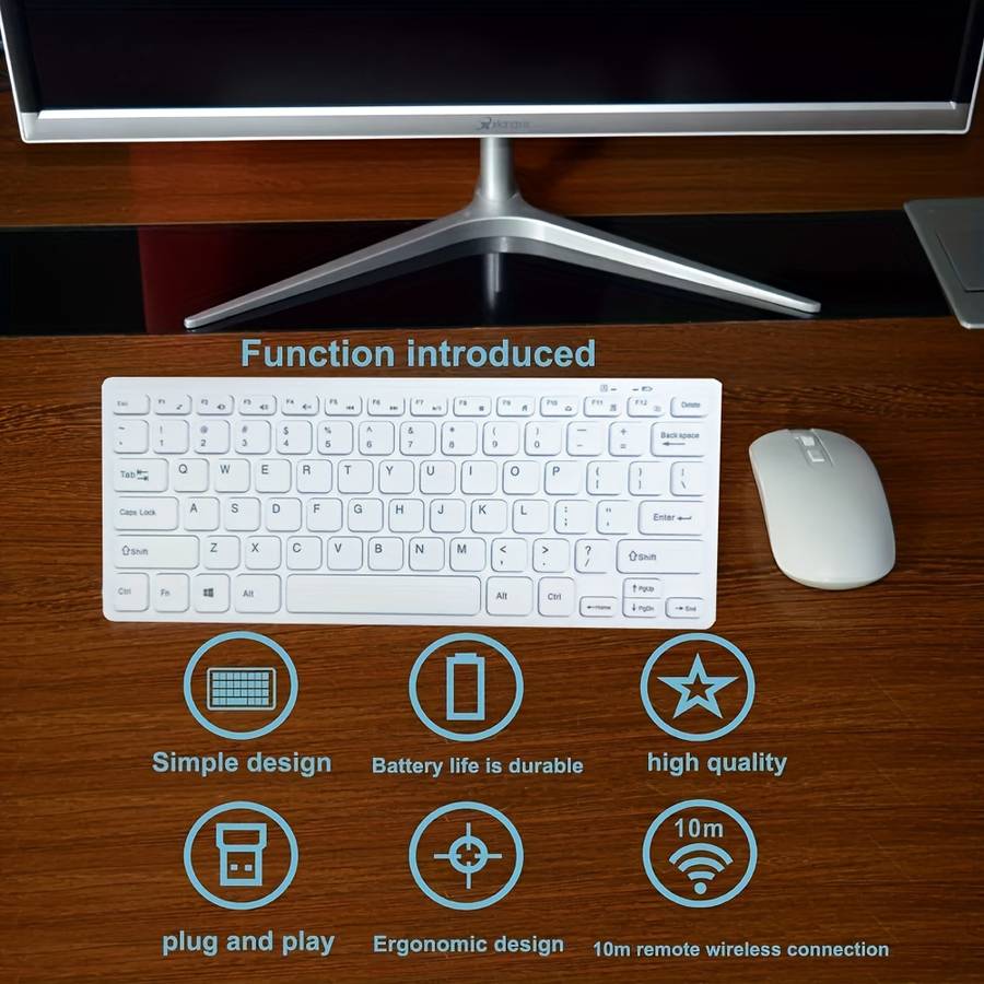 keyboard color White