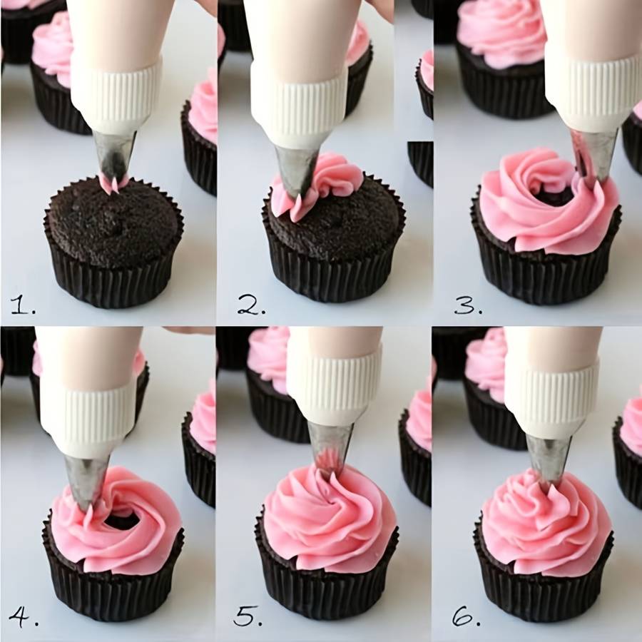 Professional Cake Decorating Head Color Silvery