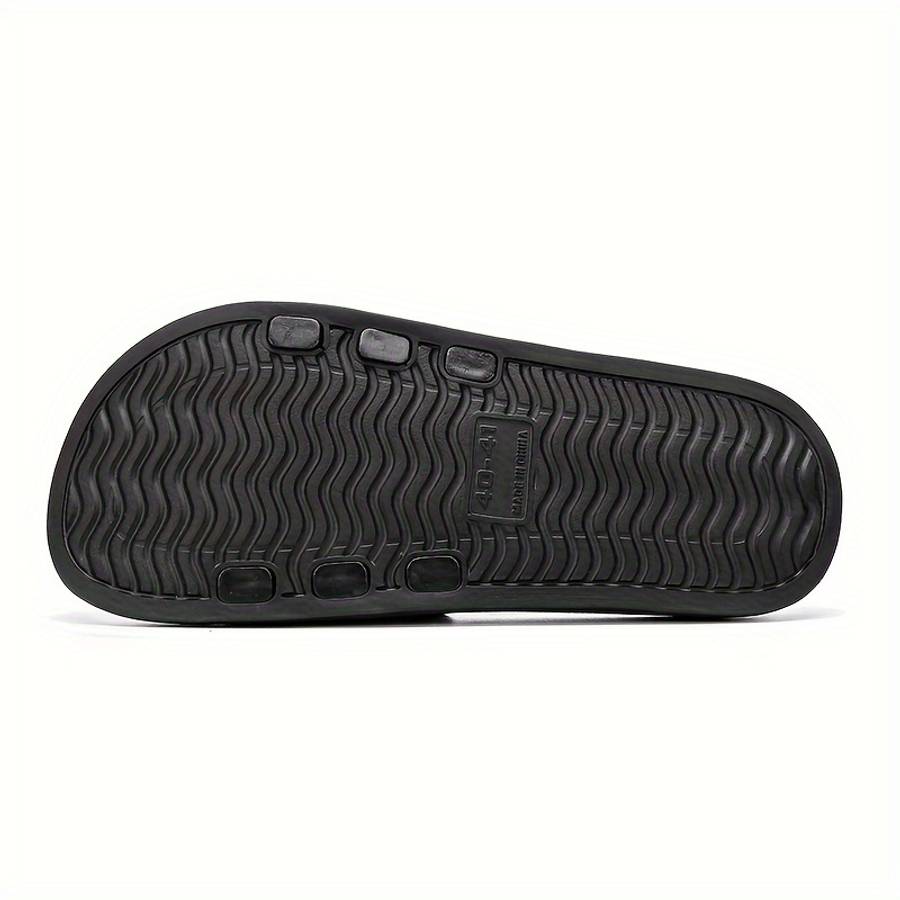 Men Slippers Summer Style 9723 Black Size Uk 8.5 To 9