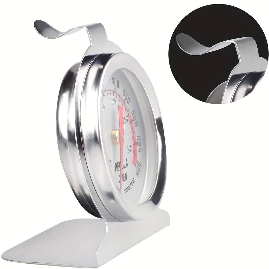 1pc Oven Thermometer Dual Ratio 50-300C 80-80F Oven Grill Stir Fry Chef Smoking Thermometer