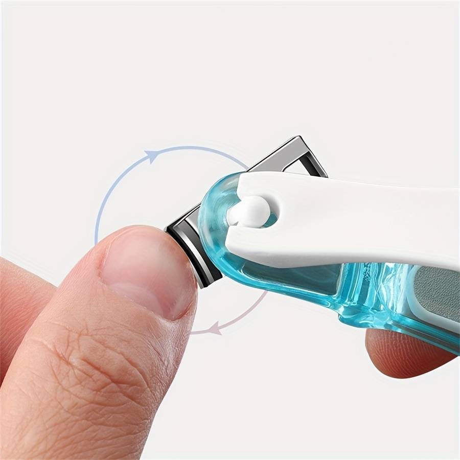 2pcs Nail Clippers With Nail File Set Sharp Edge Fingernail And Toenail Clipper Cutter Nail F