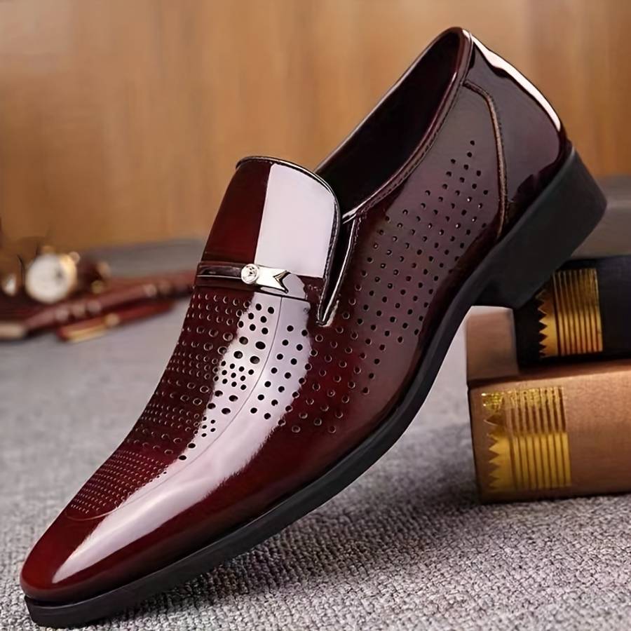 Mens Leather Shoes Color Dark Brown Sizeuk 10
