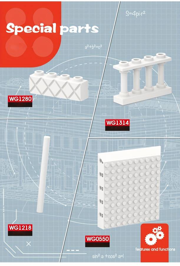 Building Toy Architectural Model Toy Set Style Villa Savoye