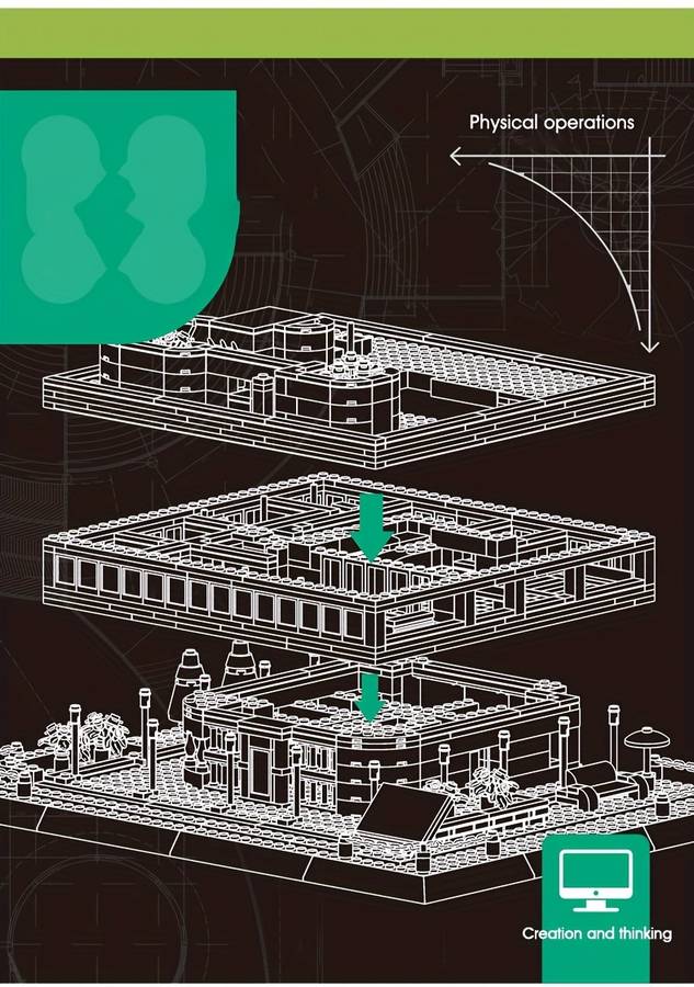 Building Toy Architectural Model Toy Set Style Villa Savoye