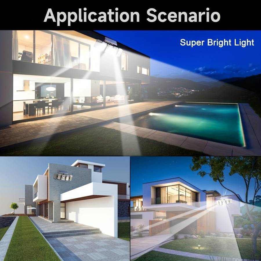 300LED-2PCS Outdoor Solar Light