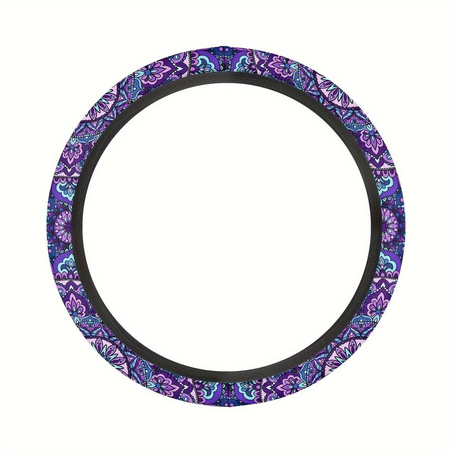 Car Steering Wheel Cover Boho Pattern
