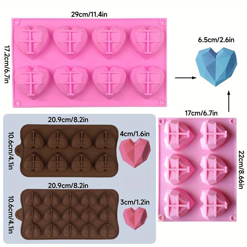 Suitable For Baking Molds Color 6 Companies Pink  Large Size X2 Add 8Th Company Chocolate Color