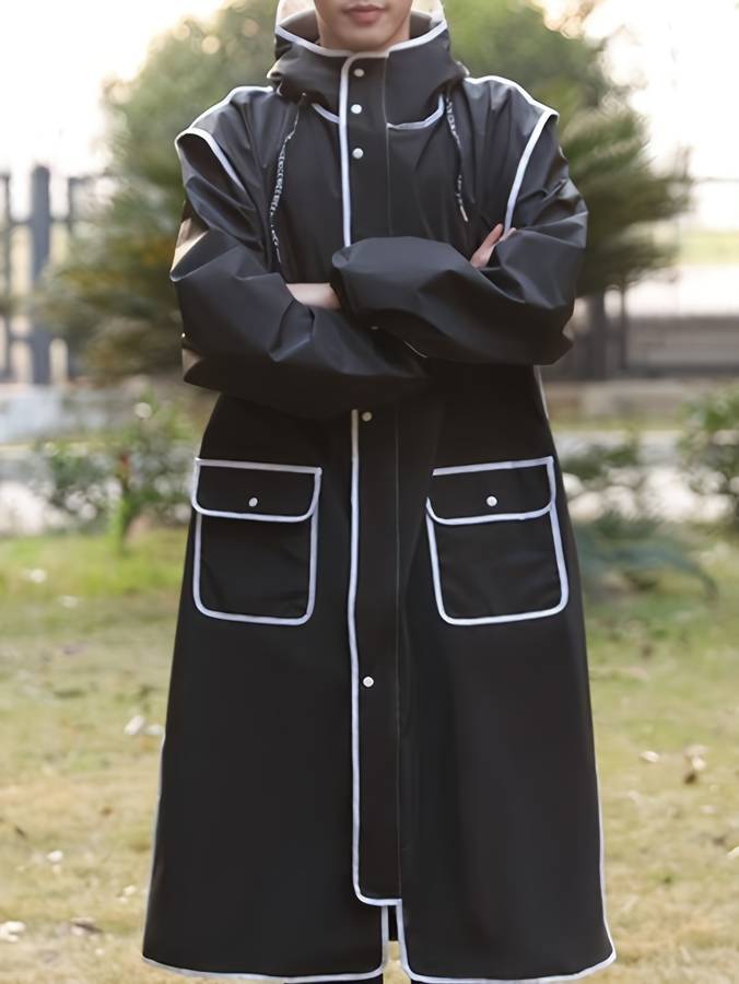Raincoat Black Size L