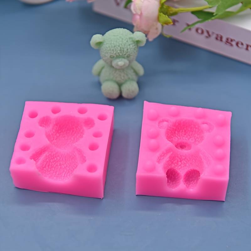 Suitable For Baking Molds Items 3D Bear Combination Mold 1Set