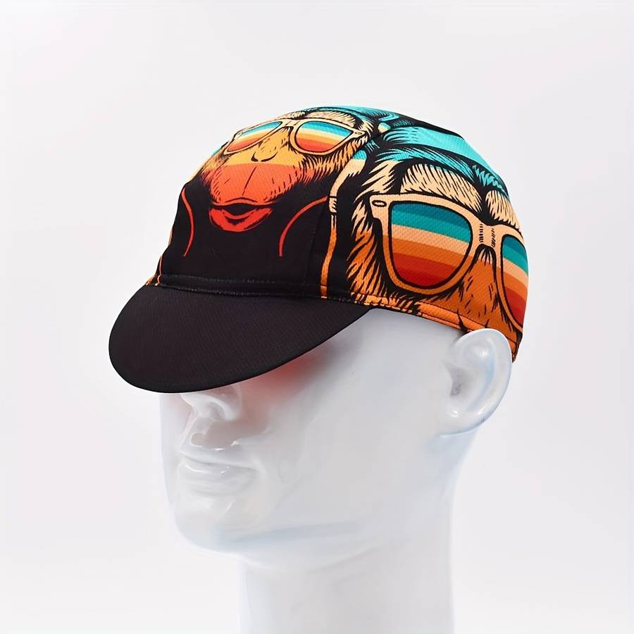 1pc Bike Cycling Cap Sport Hat Outdoor Vintage Skull Cap