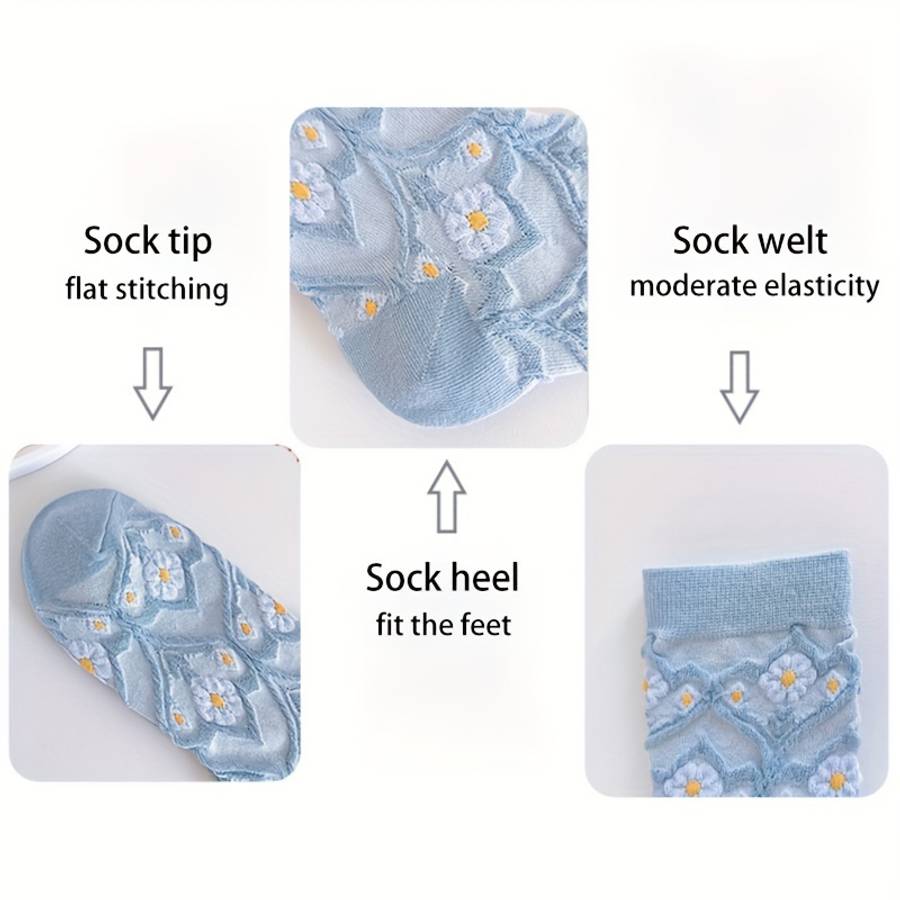 Women S Socks Color Mixed Color5 Pairs Size Onesize