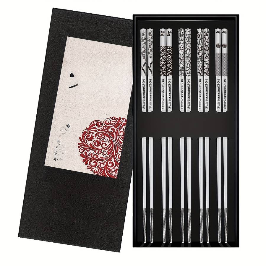 Chopsticks Style Style 2 5 Pairs In Gift Box