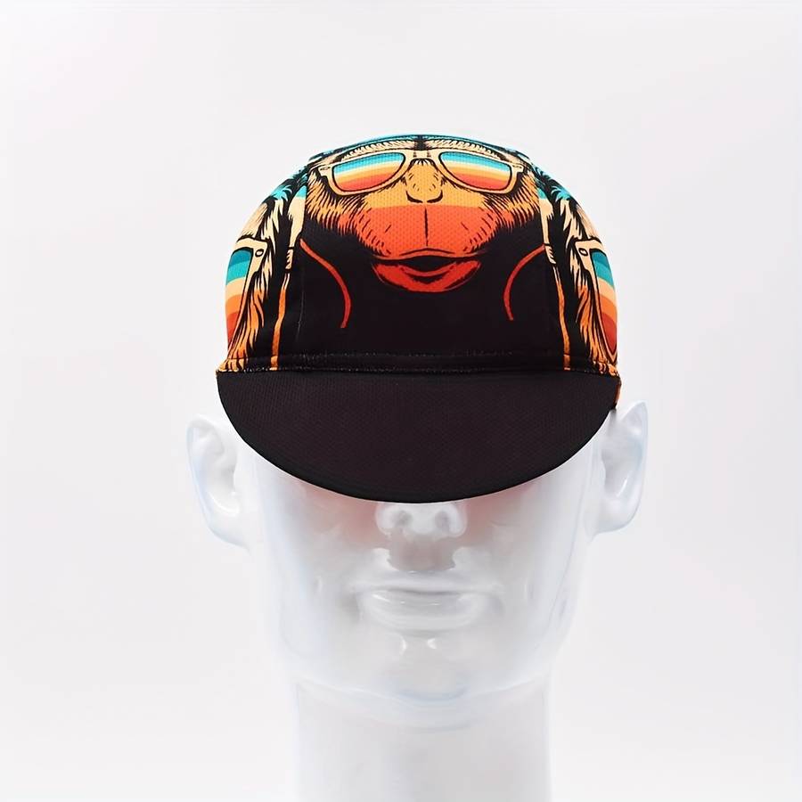1pc Bike Cycling Cap Sport Hat Outdoor Vintage Skull Cap
