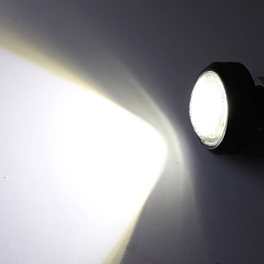 2pcs Bright LED License Plate Lights 23mm Eagle Eye Design 12SMD
