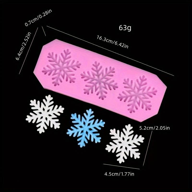 Suitable For Baking Molds Items Pink Christmas Snowflake Sw 260