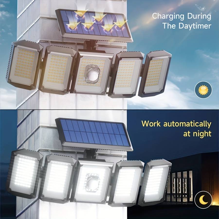 300LED-2PCS Outdoor Solar Light