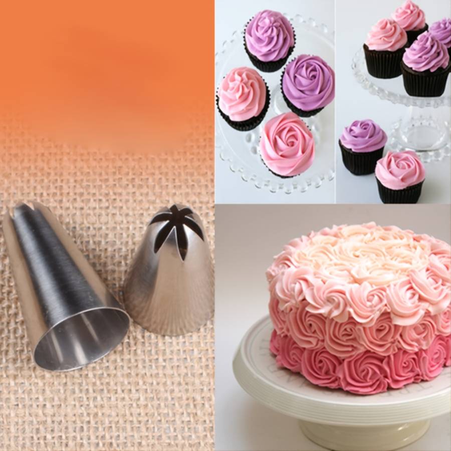 Professional Cake Decorating Head Color Silvery