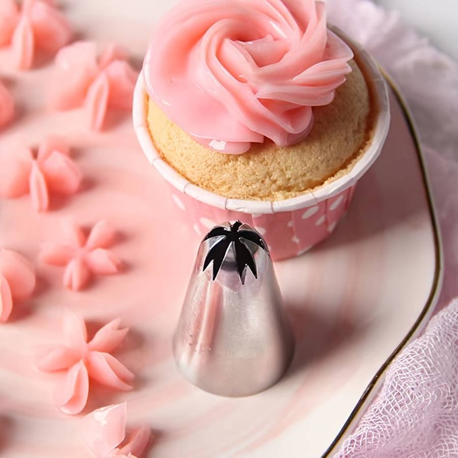 Professional Cake Decorating Head Color Silvery