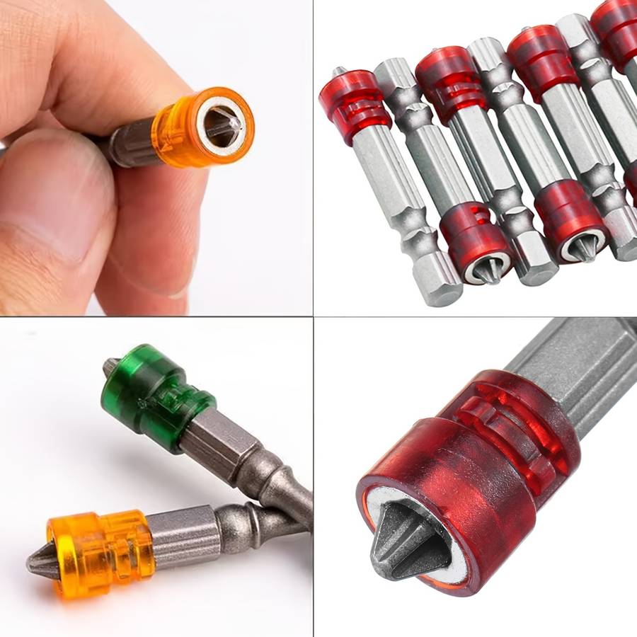 Screwdriver Bit Tool Set Color Red Quantity 3Pcs