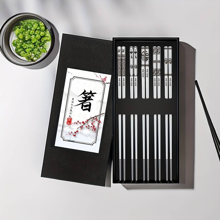 Chopsticks Style Style One 5 Pairs In Gift Box