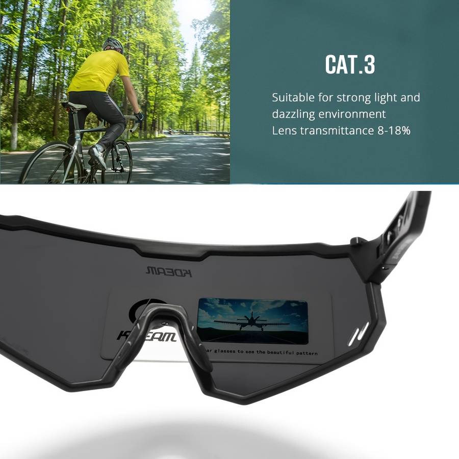Cycling Glasses Color C5 Mirrored Purple Lens