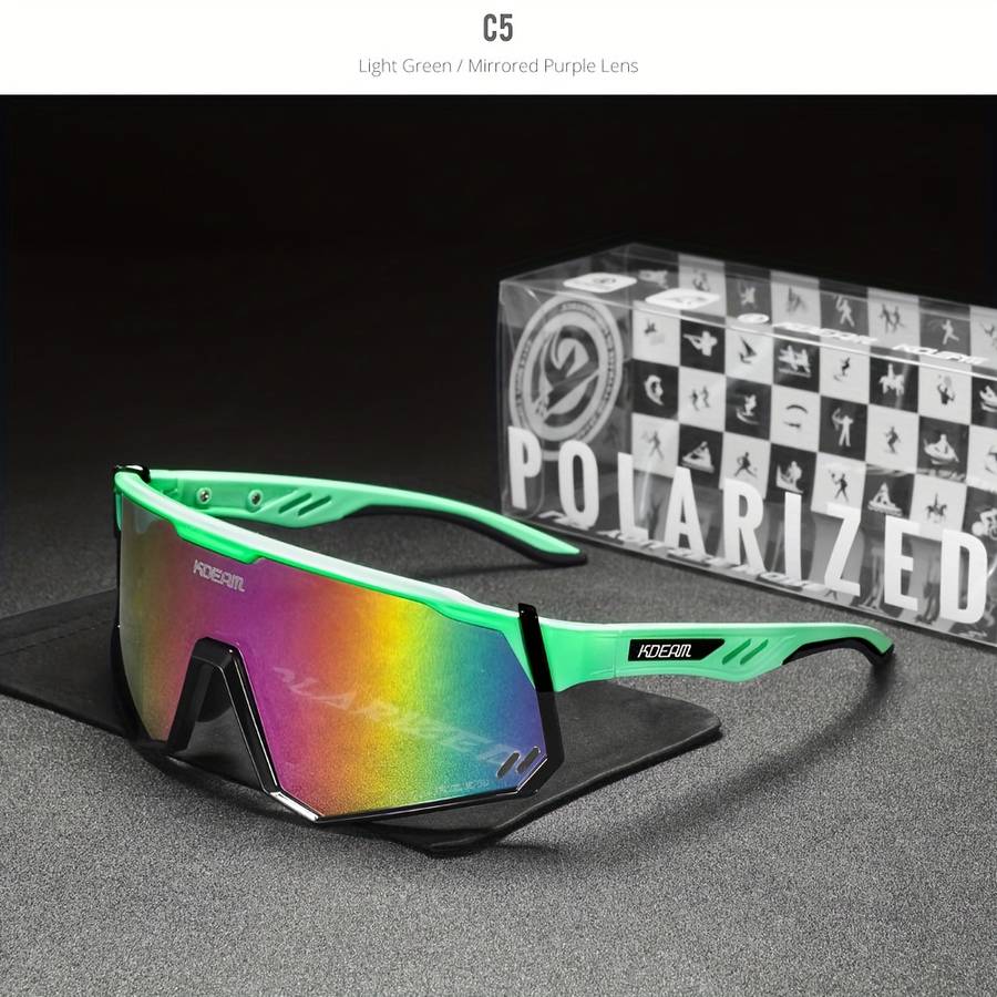 Cycling Glasses Color C5 Mirrored Purple Lens